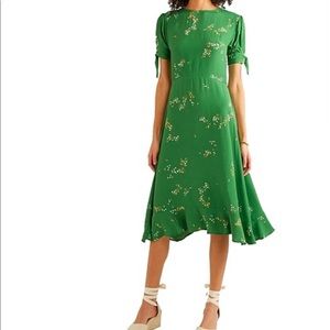 Faithfull the Brand Emilia Floral Print Midi Dress
